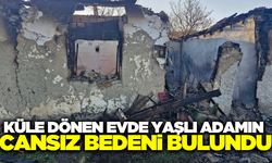 Yanan evde yaşlı adamın cesedi bulundu