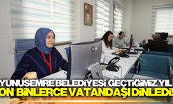 Yunusemre Belediyesi, on binlerce vatandaşın sorununu çözüme kavuşturdu