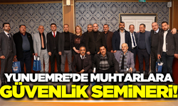 Yunusemre’de tren yolu güvenliği için eğitim semineri düzenlendi