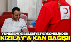 Yunusemre'de vatandaşlar kan bağışına destek verdi!