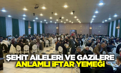 Kütahya'da şehit yakınları ve gaziler aileleri ile iftar yemeği düzenlendi
