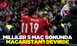 Milliler Macaristan'a karşı 5 maç sonra galip geldi