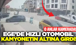 Balıkesir'de 3 kişinin yaralandığı kaza kamerada!