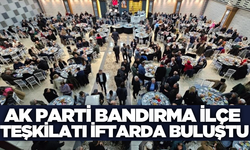 Balıkesir'de AK Parti iftar programına yoğun katılım!