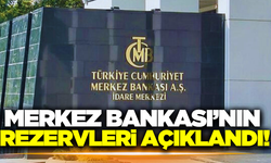 Merkez Bankası'nın rezervleri belli oldu