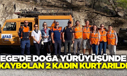 Doğa yürüyüşü sırasında kaybolan 2 kadın AFAD ekipleri tarafında kurtarıldı