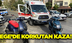 Aydın'da 2 motosiklet çarpıştı: 1 yaralı