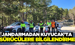 Aydın'da jandarmadan ekipleri, sürücülere bilgilendirmede bulundu!