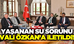 Manisa Valisi Özkan'a 8 bin imzalı su dilekçesi sunuldu