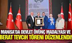 Manisa'da şehit aileleri ve gazilere devlet övünç madalyası verildi