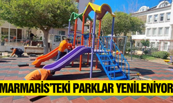Marmaris’teki parklar yenilenmeye devam ediyor!