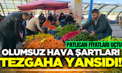 Olumsuz hava şartları tezgahlara yansıdı!