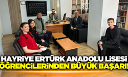 Sarıgöl Hayriye Ertürk Anadolu Lisesi Öğrencileri yarışmaya damga vurdu!