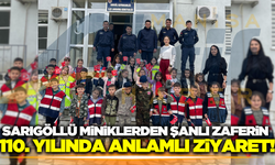 Sarıgöllü minikler Çanakkale Zaferinde Jandarmayı Ziyaret Etti!
