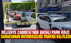 Hatalı Park Manisa Şehir Merkezinde Trafiği Felç Etti