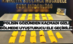Gizli Bölmede Saklanan Uyuşturucuya Polis Baskın