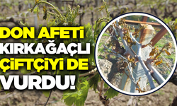 Kırkağaç'ta 59 çiftçiye ait 340 dekarlık arazi zarar gördü!