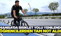 Manisa'da bisiklet yolu yenileme çalışmaları tamamlandı