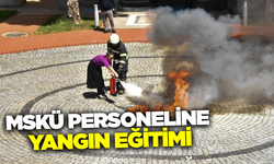 MSKÜ Personeline Muğla İtfaiyesi'nden yangın eğitimi