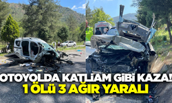 Muğla'daki feci kazada 1 kişi öldü, 3 kişi de ağır yaralı