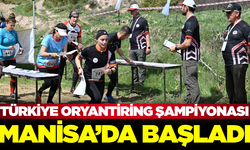 Türkiye Oryantiring Şampiyonası Manisa'da start aldı