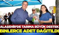 Alaşehir Belediyesi’nden ilçe halkına fidan desteği