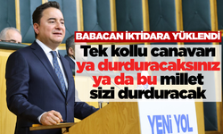 Babacan'dan kumar tepkisi: Tek kollu canavarı ya durduracaksınız ya da bu millet sizi durduracak