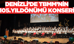 Denizli'de Meclisin 105'inci yaşında 105 çocuktan konser