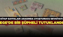 Kitap sayfaları arasına saklanmış uyuşturucu ele geçirildi