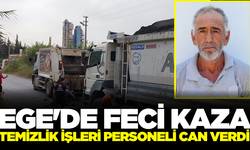 Ege'deki kazada temizlik işleri personeli hayatını kaybetti