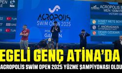Egeli gençten Türkiye yüzme tarihine altın harflerle yazılan derece