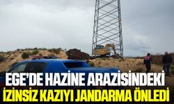 Aydın'da hazine arazisindeki izinsiz kazı