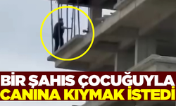 İki yaşındaki kızı ile birlikte canına kıymak istedi
