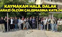 Kaymakam Halil Dalak Sarıgöl MYO Harita Ve Kadastro Öğrencileri İle Ölçüm Yaptı