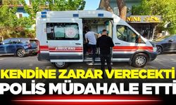 Genç kadın kendine zarar vermeye kalktı: Ekipler kurtardı