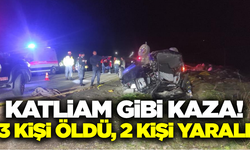 Kontrolden çıkan otomobil takla attı: 3 ölü, 2 yaralı