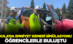 Kula’da Trafik Bilincine Emniyet Kemerli Dokunuş