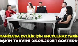 Manisa'da unutulmaz tarih: Çiftler "Evet" dedi