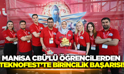 Manisa CBÜ'lü öğrenciler, TEKNOFEST'te birincilik ödülü aldı!
