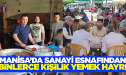 Manisa'da 5 bin kişilik yemek hayrı