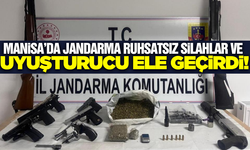 Manisa'da jandarma ekiplerinden şüpheli eve şok baskın!