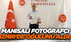 'Pide' fotoğrafıyla birinci olan Manisalı İsmail Aybey, ödülünü aldı