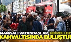 Manisalı vatandaşlar, Hıdrellez kahvaltısında bir araya geldi!