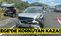 Muğla'da iki otomobil çarpıştı: 2 yaralı
