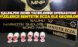 Salihli polisinden zehir tacirlerine darbe!
