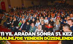 Salihli'de 11 yıl aradan sonra 51. kez yapıldı!