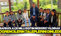 Sarıgöl İlçe Milli Eğitim Müdürü Cezmi Yıldırak, öğrencilerin istek taleplerini dinledi!