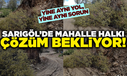 Sarıgöl'de yağmur yağdı, yollar yine kapandı