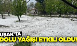 Kış geri döndü: Uşak'ta Mayıs ayında her yer bembeyaz oldu!