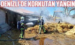 Denizli'de besihanede yangın
